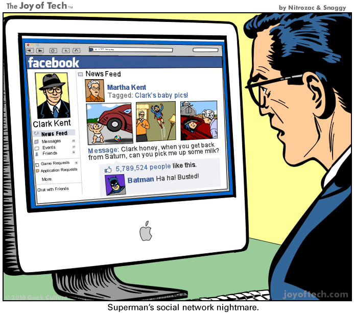 Superman's social media nightmare.